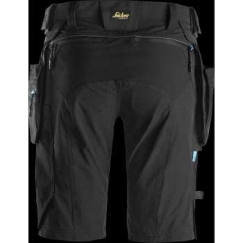 Snickers Shorts 6108 Stretch Aftagelige Hylsterlommer Sort 58