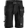 Snickers shorts med hylsterlommer, 6904 FlexiWork sort, str. 56