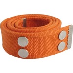 Dunderdon Dunderbon kanvasbælte BE01, orange/sort 105 cm