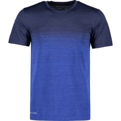 Geyser sømløs stribet T-shirt, G21024, navy melange, str. XL