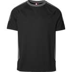 ID Identity ID PRO Wear T-shirt med kontrast farve, 0302 sort str. XL