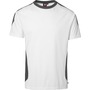 ID Identity ID PRO Wear T-shirt med kontrastfarve, 0302 hvid, str. XL