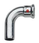 Turbopress 42 mm TURBO Steel bøjning 90G. muffe/nippel