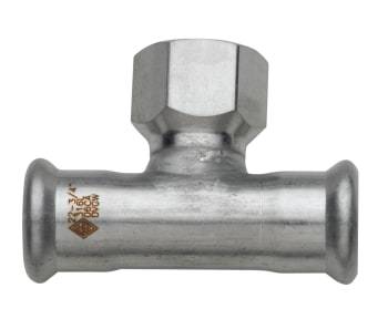 108 x 3/4" x 108 mm TURBO Inox tee muffe