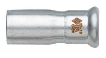 Turbopress 76 x 54 mm TURBO Inox reduktion nippel/muffe