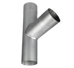 75 mm x 70° Grenrør Aluzink Plastmo