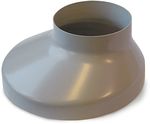 Plastmo Brøndkrave Grå 75 mm