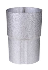 75 mm Rørsamlemuffe Aluzink Plastmo