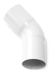 75 mm x 75° Bøjning hvid Plastmo