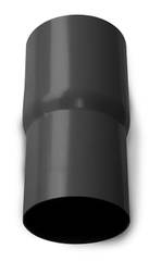 Plastmo rørmuffe 75 mm sort