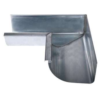 11 X 90° Gering Indvendig Kvartrund Zink Plastmo