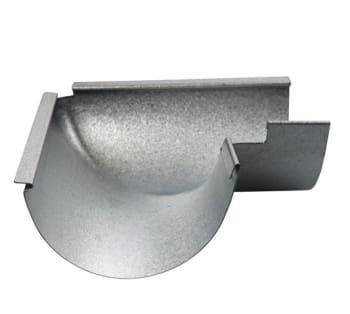 11 x 90° Gering udvendig Aluzink Plastmo