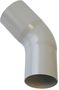 90 mm x 45° Bøjning grå Plastmo