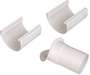10 x 75 mm Tudstykke justerbart hvid Plastmo