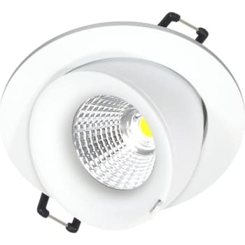 Nordtronic Downlight Velia Large Tilt LED 10,9W 2700K, 230V rund, hvid