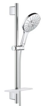 GROHE Rainshower SmartActive 150 brusestangsæt med håndbruser, brusestang 600mm, Silverflex bruserslange 1.750mm