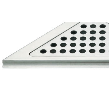 Unidrain Ramme hjørne 8mm til afløbsamatur 2001 Unidrain 2501