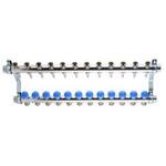 WATTS manifold 1', flowmeter, endesæt og beslag, 12 kredse