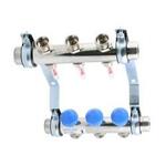 WATTS manifold 1', flowmeter, endesæt og beslag, 3 kredse
