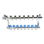 WATTS manifold 1', flowmeter, endesæt og beslag, 8 kredse