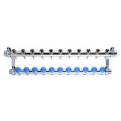 WATTS manifold 1", flowmeter, endesæt og beslag, 11 kredse