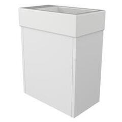 Sanibell Proline møbel 40x23x40cm hvid mat med 1 pushopen låge
