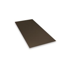 Prefa Prefalz Aluminiumplade P.10 falsbar, Brun Ral. 7019 (3.85 kg)
