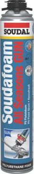 Soudal pu helårsskum 720ml (12 dås)