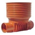 Wavin Uponor 160 x 425 mm TP1-brønd, glat, lige gennemløb