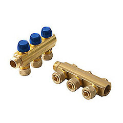 3/4' x 3-vejs Tigris fordelerrørssæt Wavin 20mm x 2mm