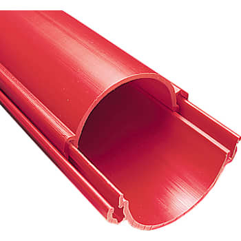 Wavin 160mm to-delt kabelrør rød 3m (3 mtr)