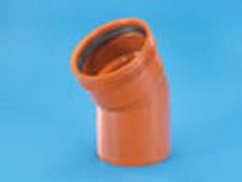 Wavin 110 mm 30 gr. PP-kloakbøjning