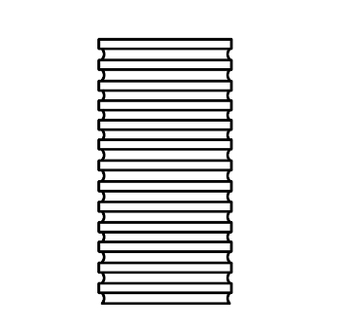 Wavin 600 x 6000 mm PP-opføringsrør uden muffe