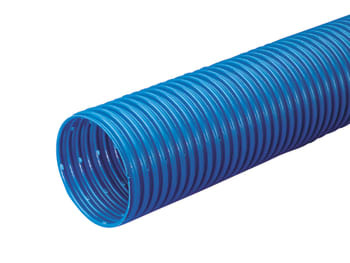 Wavin 126/113 mm PVC-drænrør med 2,5 x 5 mm slids, 100 m, blå (100 mtr)