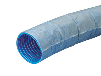 Wavin 200/180 mm PVC-drænrør med 2,5 x 5 mm slids og filt, 40 m (40 mtr)