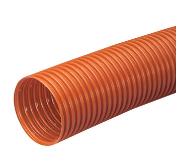 Wavin 75/65 mm PVC-drænrør med 1,5 x 5 mm slids, 50 m, brun (50 mtr)