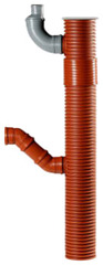 Uponor/Wirsbo Uponor 200 x 110 mm PP-tagnedløbsbrønd med vandlås, drejelig top