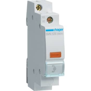 Hager Signallampe 230V LED Orange For Din-Skinne
