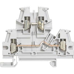 Legrand R&aelig;kkeklemme 4mm2 gr&aring; dobb 6mm (60 stk)