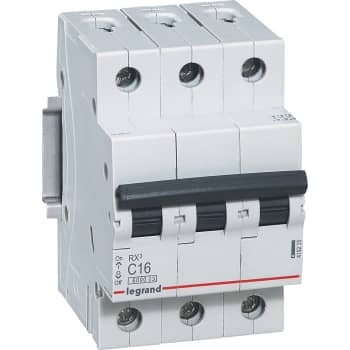 RX3 MCB automatsikring C50 3pol 3M 6000A