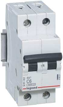 Legrand automatsikr. c 16a 2p 6ka rx3