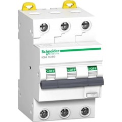 Schneider Electric Kombiafbryder HPFI, iC60, C, 3P, 20A, 30mA 10kA, klasse A