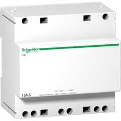 Schneider Electric Acti9 Sikkerhedstransformer 63VA 230V/12-24VAC, 90 mm