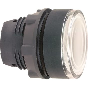 Schneider Electric Lampetrykshovedshoved For LED Hvid Plan ZB5AW313