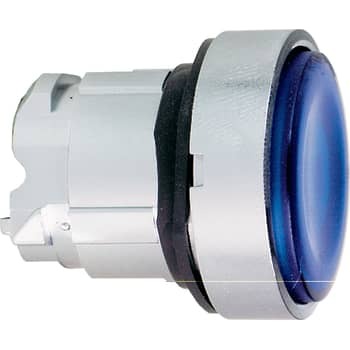 Schneider Electric Lampetrykshoved f/led blå zb4