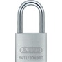 ABUS titalium hængelås 64TI/40, høj bøjle 40 mm, ensluk. 6411