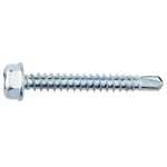 NKT Fasteners Pladeskrue, elforzinket, 6-kanthoved 7 mm, 200 stk. 4,2 x 25 mm