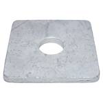 NKT Fasteners Firkantskiver varmforzinket, M10  50 x 50 x 11 x 5, 2 stk.