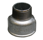 +GF+ Spidsmuffe  Galvaniseret  1/2 - 3/8