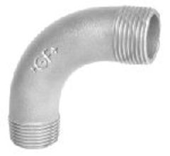 +GF+ 1/2 Galvaniseret bøjning 90° nippel/nippel